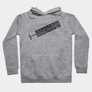 Corona Shot Wordcloud Hoodie